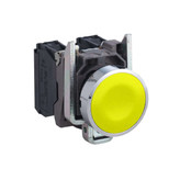 پوش باتن فلزی زرد اشنایدر XB4BA51