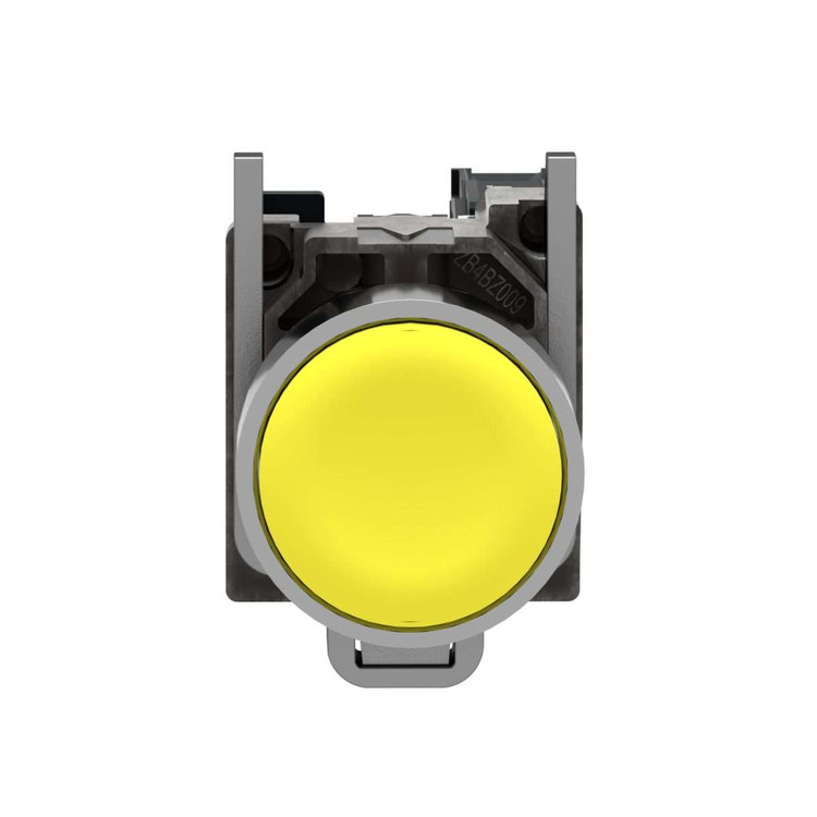 پوش باتن فلزی زرد اشنایدر XB4BA51