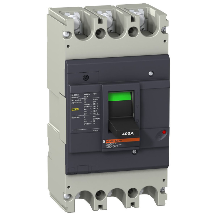 کلید اتوماتیک فیکس ۴۰۰ آمپر اشنایدر EZC400H3400
