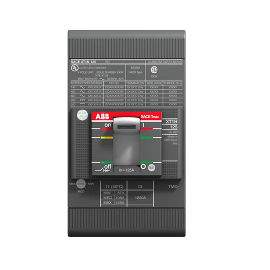 کلید اتوماتیک ۱۲۵ آمپر XT2N ABB